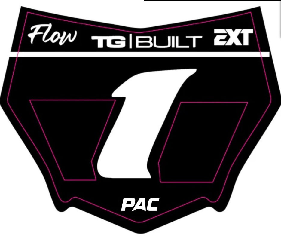 PA customz Vented Surron Plate (Black)