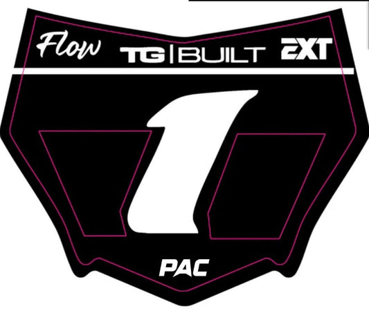 PA customz Vented Surron Plate (Black)